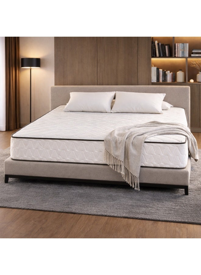 Rexal Home Prime Sleep Dual Comfort Reversible Bonnell Spring Mattress – Soft & Firm Support, High Resilience (HR) Foam, Breathable Fabric, Queen Size 150 × 200 × 23 cm - Image 2